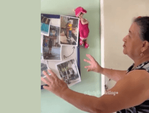 Myriam, una mujer en Armenia, tiene una libreta en la cual anota todo lo que escucha y ve. Contexto Caribe