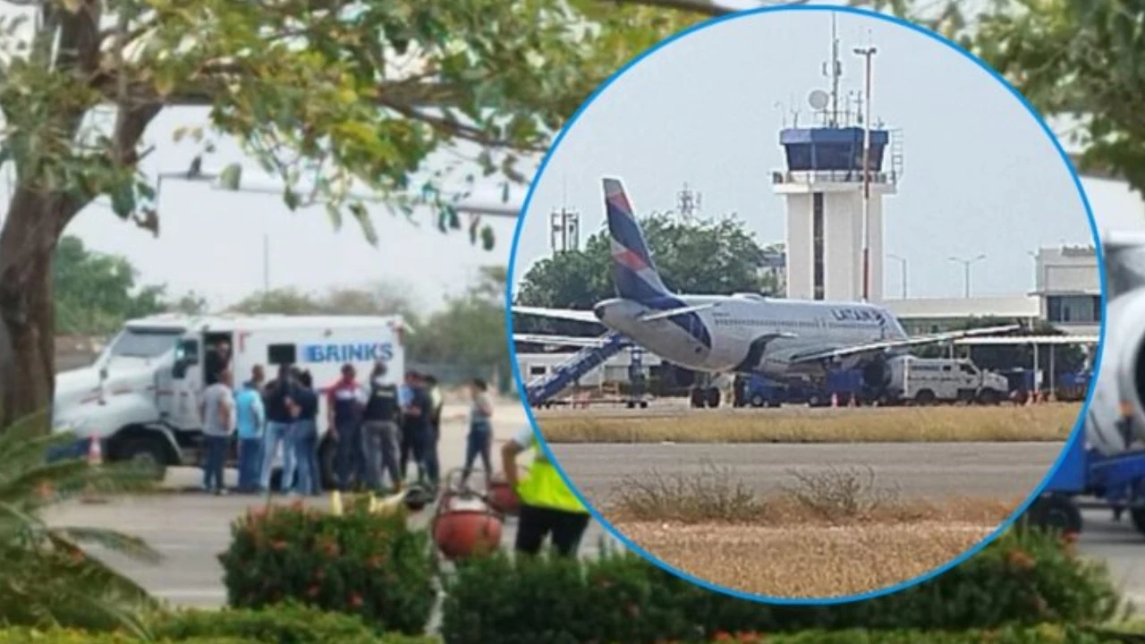 Robo de película en el aeropuerto de Riohacha: se llevaron tulas llenas de plata en plena pista