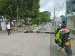 Bloqueos en Sincelejo por falta de agua