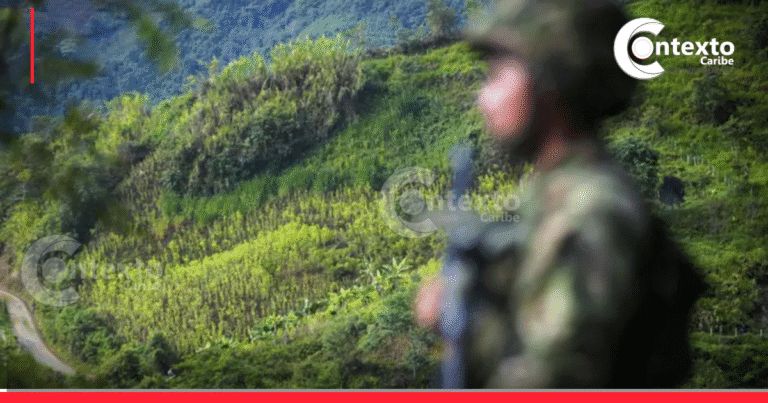 Uniformado del Ejército Nacional en Ocaña, Norte de Santander. Imagen de referencia.