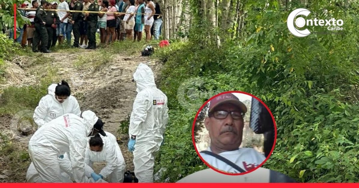 Euclides de Jesús Uribe Noap, hallado sin vida en la vía hacia Chochó, zona rural de Sincelejo
