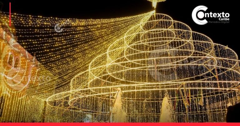 Sincelejo encendió su Navidad con música, tradición y un centro histórico lleno de luz