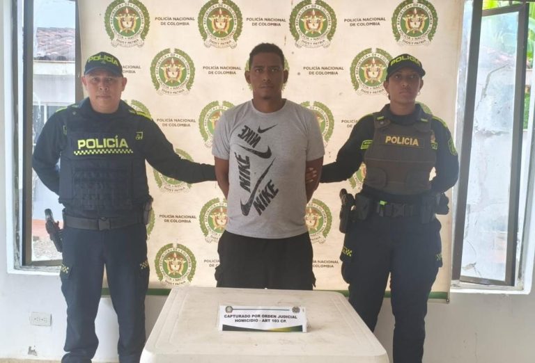 El capturado fue puesto a disposición de la autoridad competente para el cumplimiento de la condena.