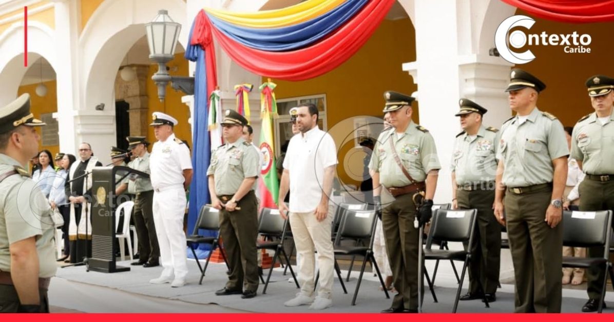 El coronel Diego Pinzón Poveda asumió el mando del Departamento de Policía Bolívar