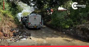 Autoridades inspeccionan zona del hallazgo de restos humanos en el barrio Las Moras de Barranquilla