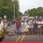 Protesta en Pajonal mantiene cerrada la vía entre Sucre y Bolívar