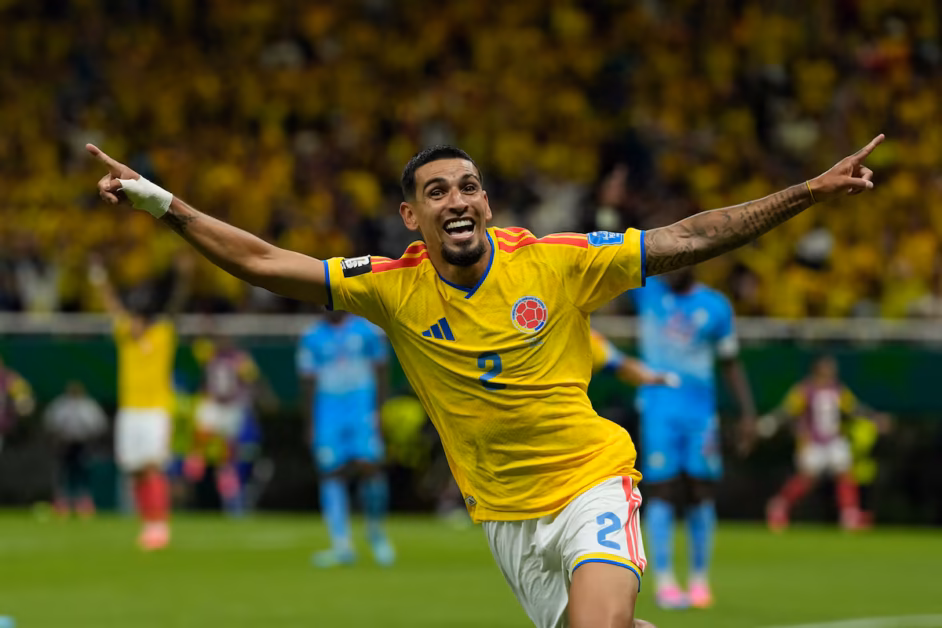 Daniel Muñoz le da la victoria parcial a Colombia ante Congo en el Mundial 2026