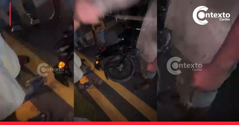 Accidente en San Onofre entre motos deja varios heridos