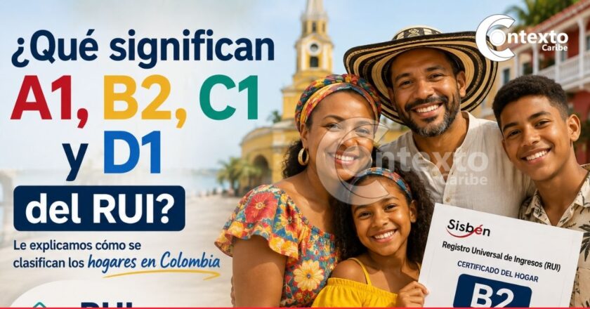 ¿Qué significan las letras A1, B2, C1 y D1 del RUI? Le explicamos cómo se clasifican los hogares en Colombia