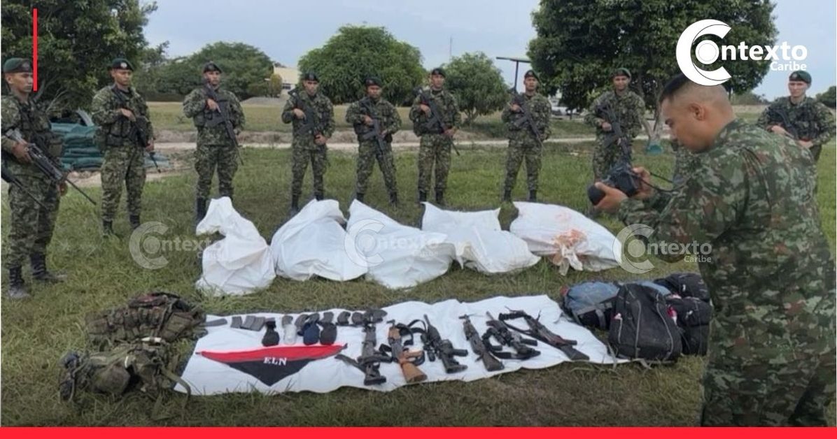 Cinco integrantes del ELN fueron abatidos durante operación militar en Morales, Bolívar