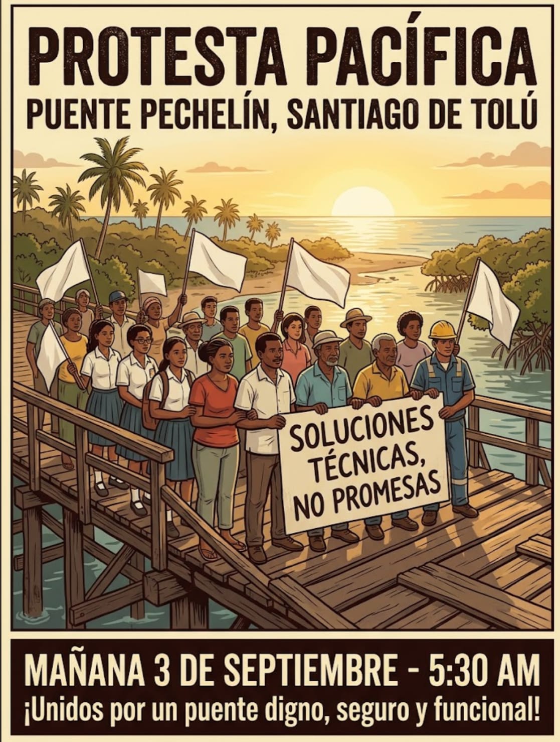 Puente Pechelín: cuando una comunidad decide hacerse escuchar