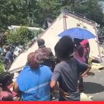 Fuerte choque entre dos furgones se registró en Palo Alto, corregimiento de San Onofre