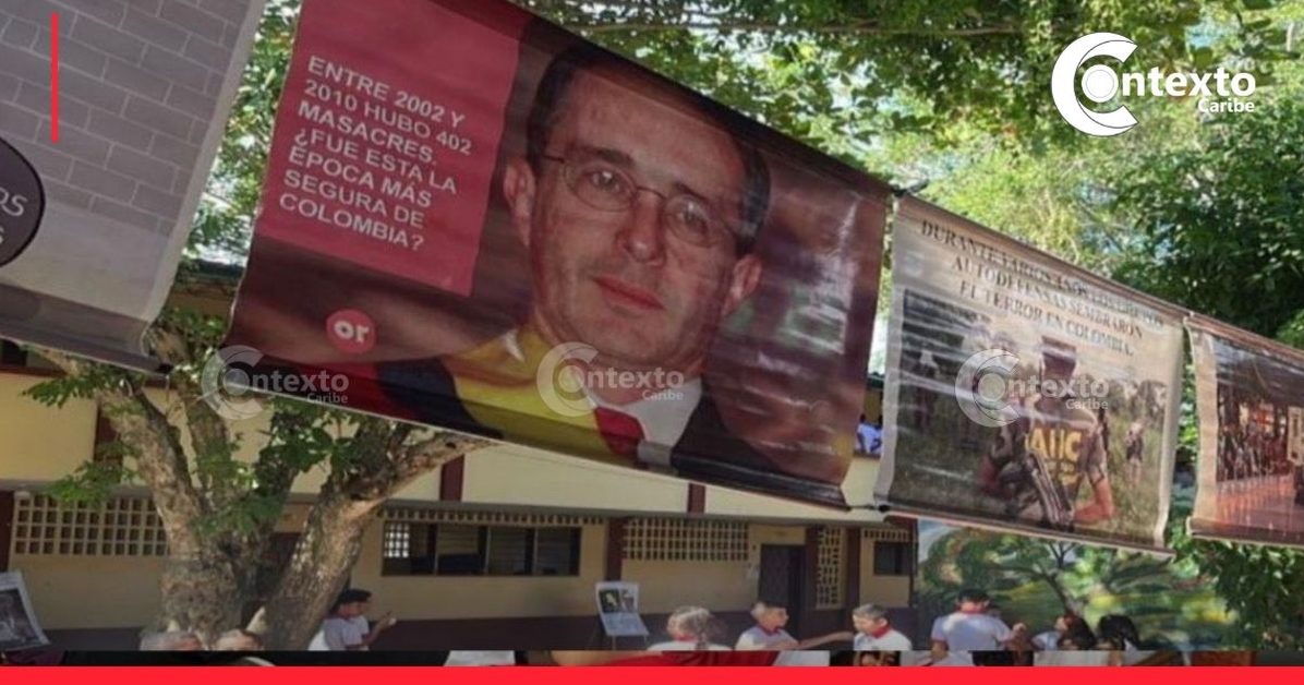 Polémica por mensajes sobre Álvaro Uribe en un colegio de Sincelejo: el expresidente responde