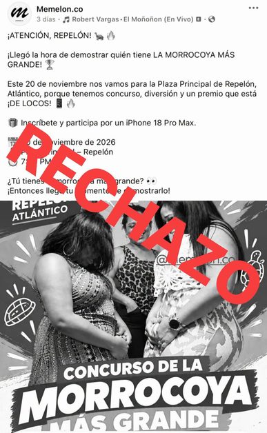 RECHAZAN CONCURSO DE LA MORROCOYA MAS GRANDE CONCURSO LA MORROCOYA MÁS GRANDE ATLÁNTICO