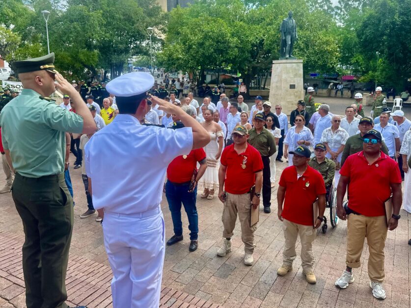Homenaje Veteranoz fuerza armada SUCRE Y Sincelejo